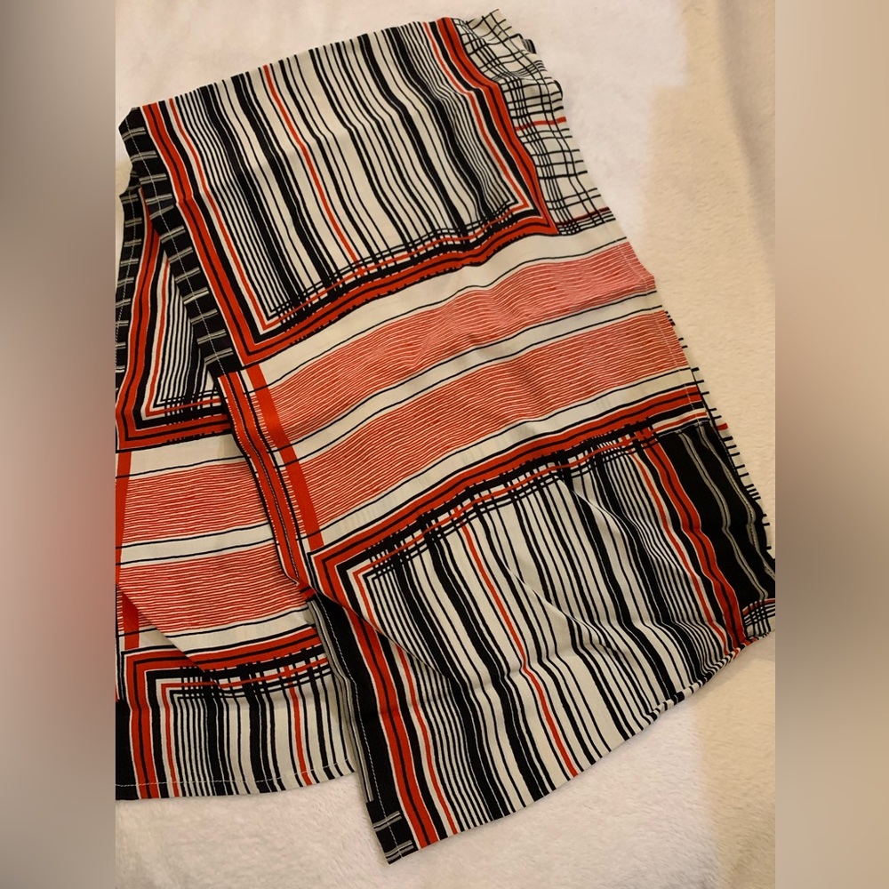 NWT Masai Red, White & Blue Stripe Scarf Wrap